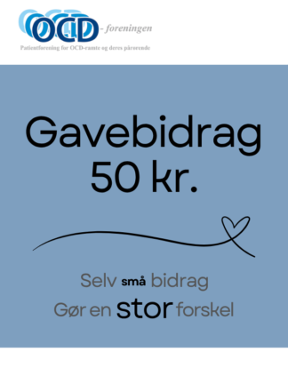 Gavebidrag - 50 kr.