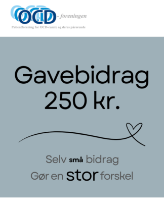 Gavebidrag – 250 kr.